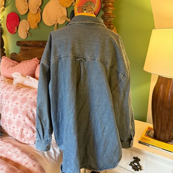 Old Navy Blue Button Down Shirt - Picture 9 of 10